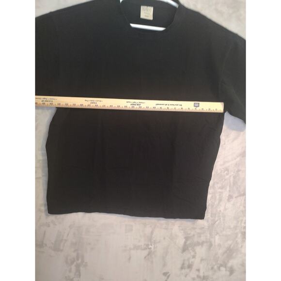 Maison Article T-shirt Standard Size XXXL, All Black, 100% Cotton, Short Sleeves - Picture 5 of 7